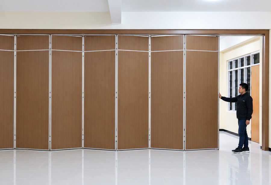 Panel Partisi Samowa dilipat